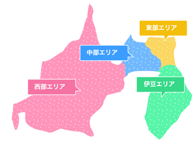 静岡県イラスト地図